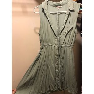 ~SOLD~ Charlotte Russe Mini green sundress